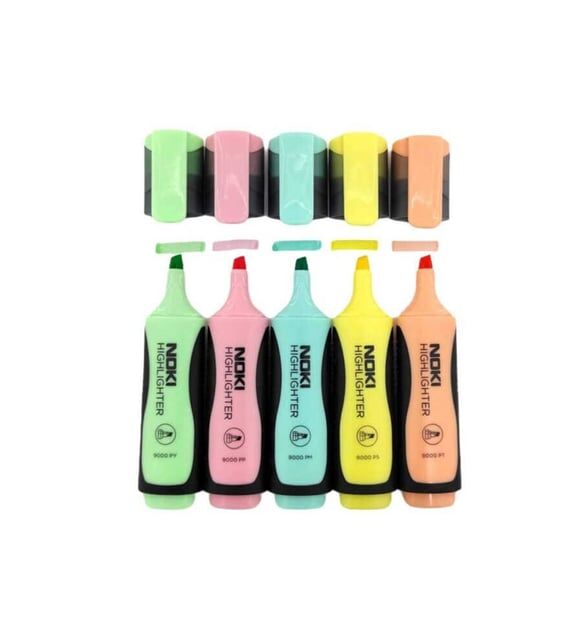 NOKI PASTEL FOSFORLU KALEM 5'Lİ PVC