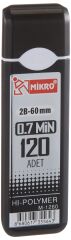 MİKRO M-1260 60MM KURŞUN KALEM UCU 0.7MM SİYAH