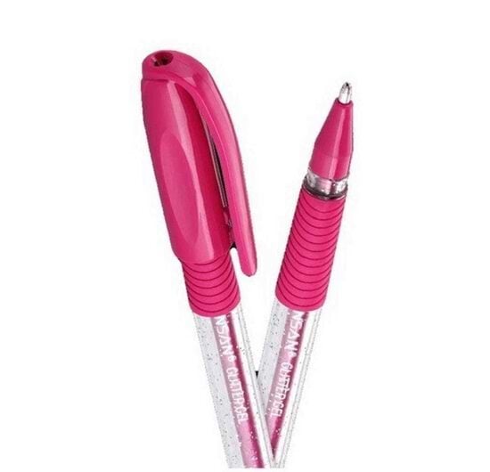 PENSAN 2800 PEMBE JELY GLITTER SİMLİ JEL KALEM