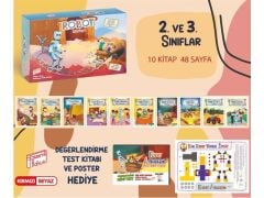 2. Ve 3. Sınıf Hikaye Kitabı Seti Robot Arkadaşım 10 Kitap