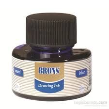 BRONS CİNİ MUREKKEBİ SİYAH 20 CC