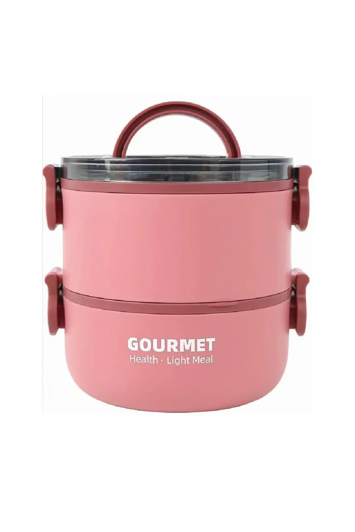 FİXPOİNT PASLANMAZ ÇELİK BESLENME KABI PEMBE