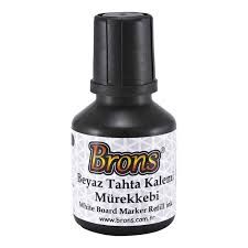 BRONS PERMANENT MARKER MÜREKKEBİ SİYAH 30 CC