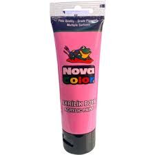 N.COLOR AKRİLİK BOYA TÜP 75 GR PEMBE