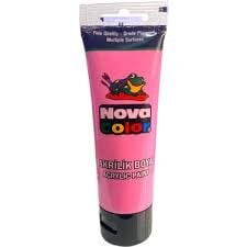 N.COLOR AKRİLİK BOYA TÜP 75 GR PEMBE
