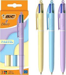 4 COLOURS FUN LİLA GÖVDE TÜKENMEZ KALEM