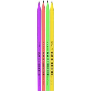 SİLKA KALY TETRA ÜÇGEN NEON KURŞUN KALEM