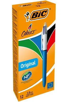 4 COLOURS FUN MAVİ GÖVDE TÜKENMEZ KALEM 12'Lİ KUTU