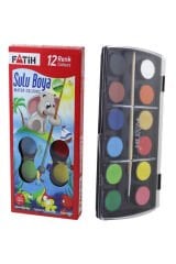 Fatih Su Kaplı Yapboz Suluboya 12 Renk