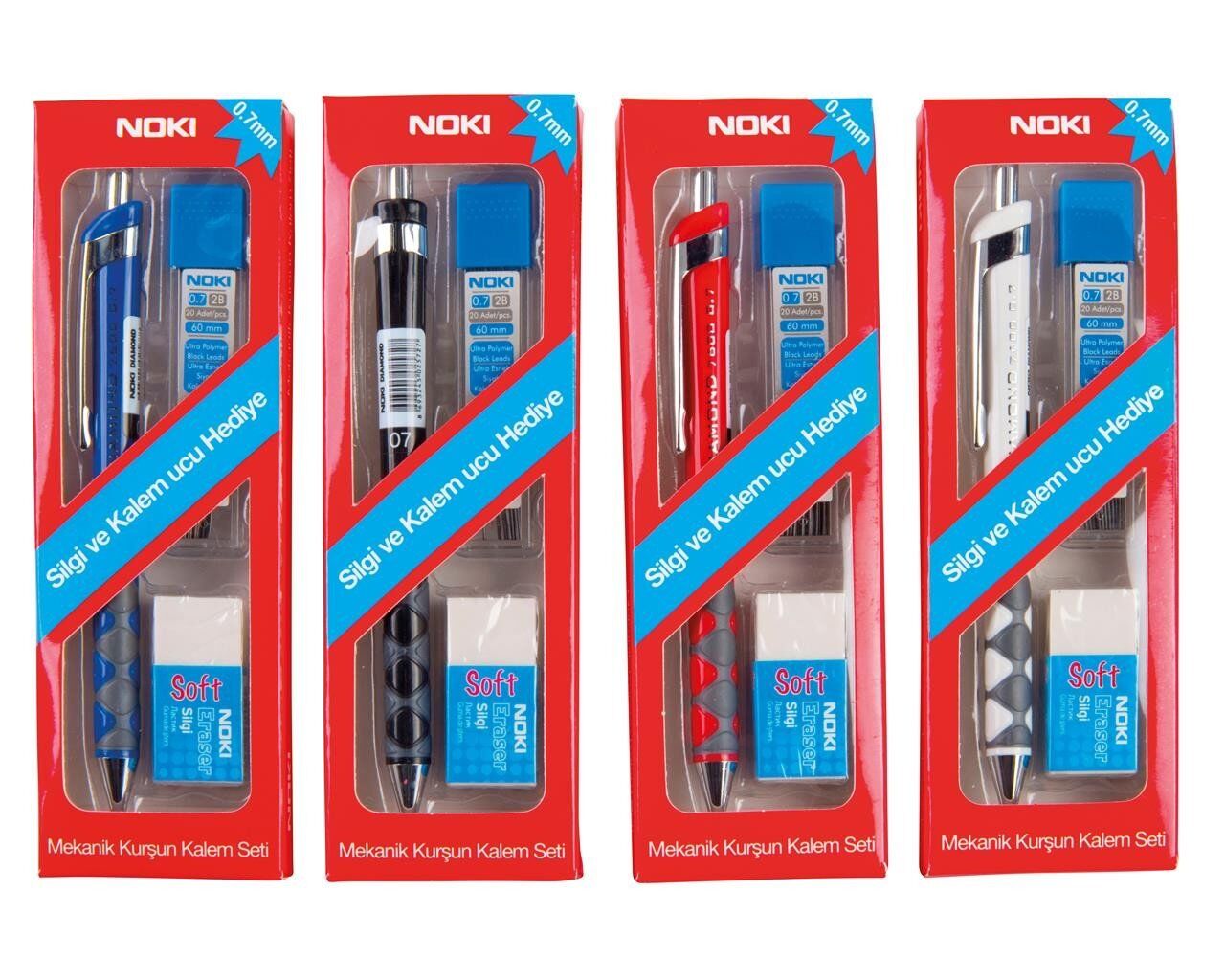 NOKİ DIAMOND VERSATIL KALEM 0,7 mm SİLGİ UÇ SETİ