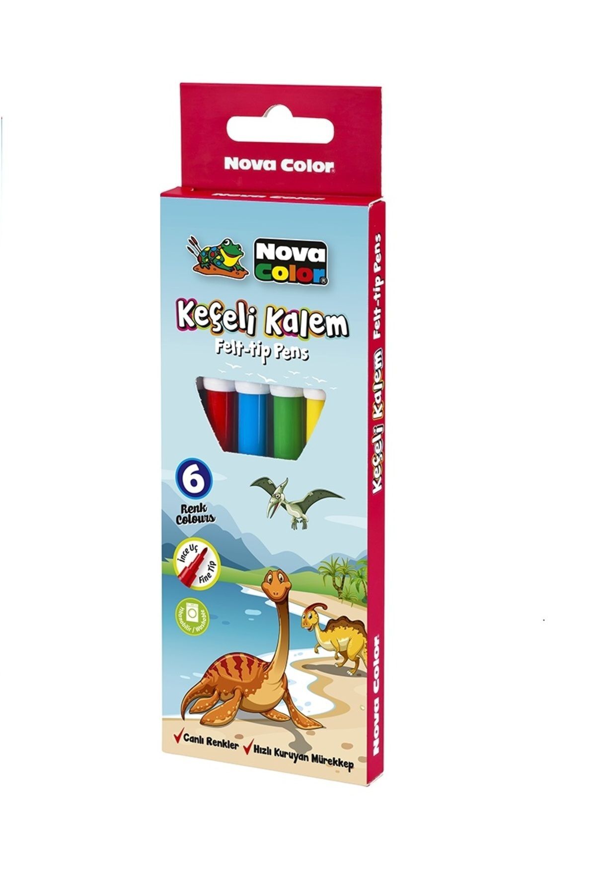 N.COLOR KECELİ KALEM 6'LI  SET