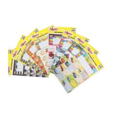ALPER 1012 DERS PROGRAMLI ETİKET