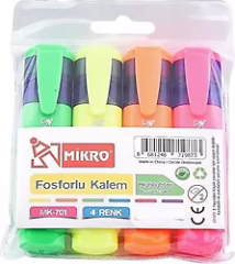 MiKRO MK 701-4 1Ü FOSFORLU KALEM