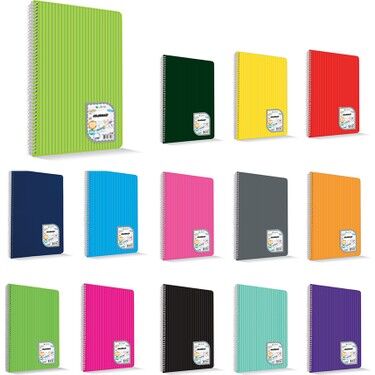COLORMAXI A4 SP.PP KAPAK 144 YP. ÇİZGİLİ