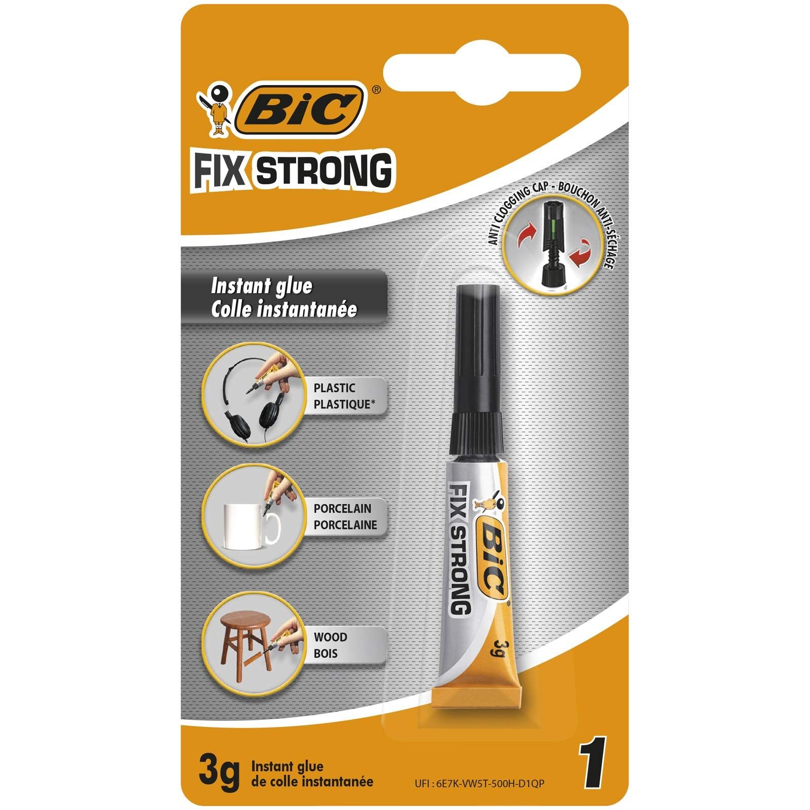 FIX STRONG SÜPER GÜÇLÜ JAPON YAPIŞTIRICISI 3 GR 1'Lİ BLİSTER