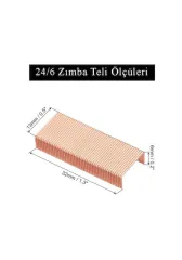 Zımba Teli 24/6 Bakır