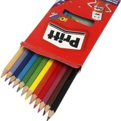 Pritt 12 Renk Karton Kutu Kuru Boya Kalemi