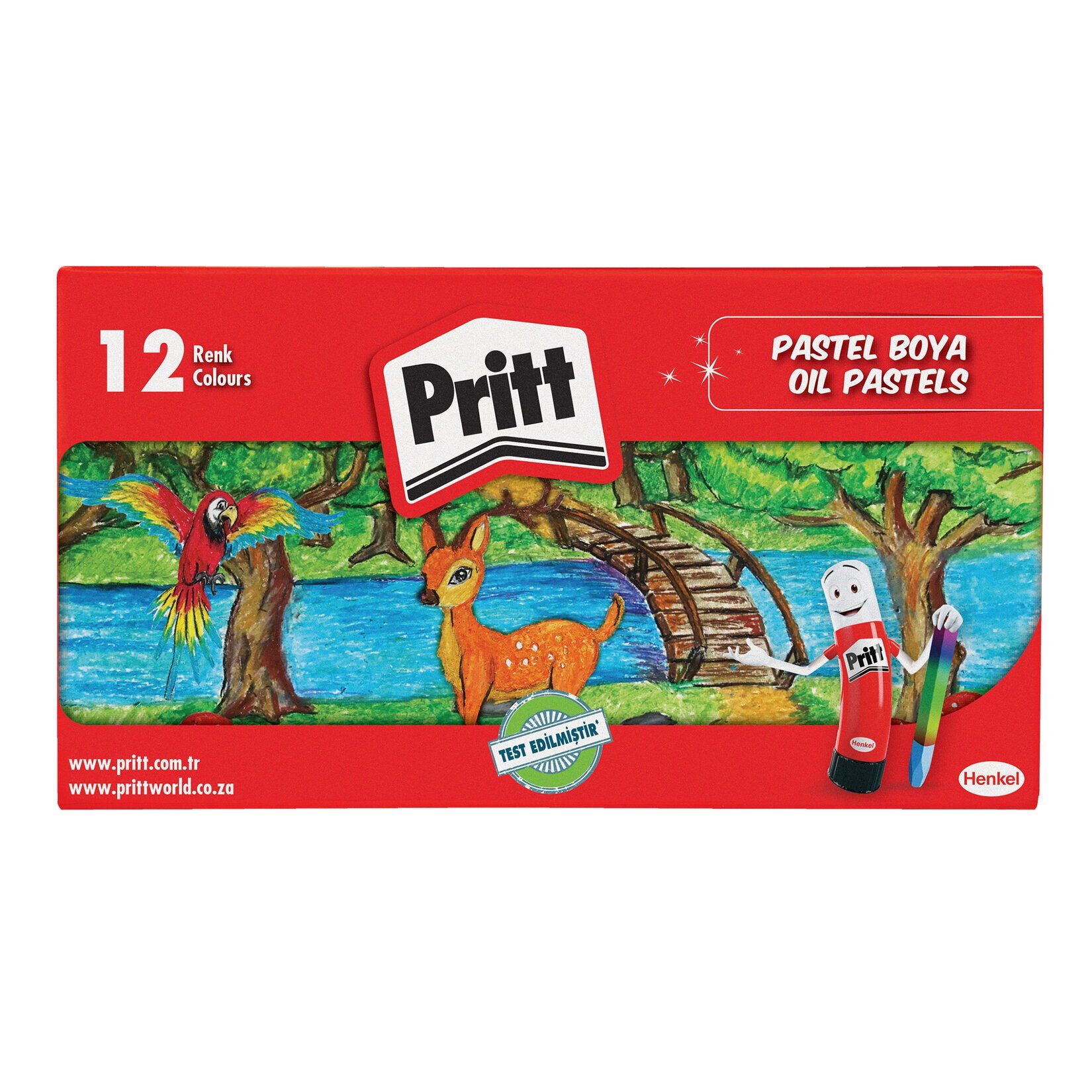 Pritt Pastel Boya Karton Kutu 12 Renk