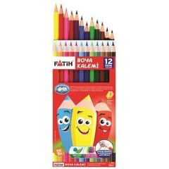 Fatih 12'li Tam Boya Kuru Boya Karton Kutu