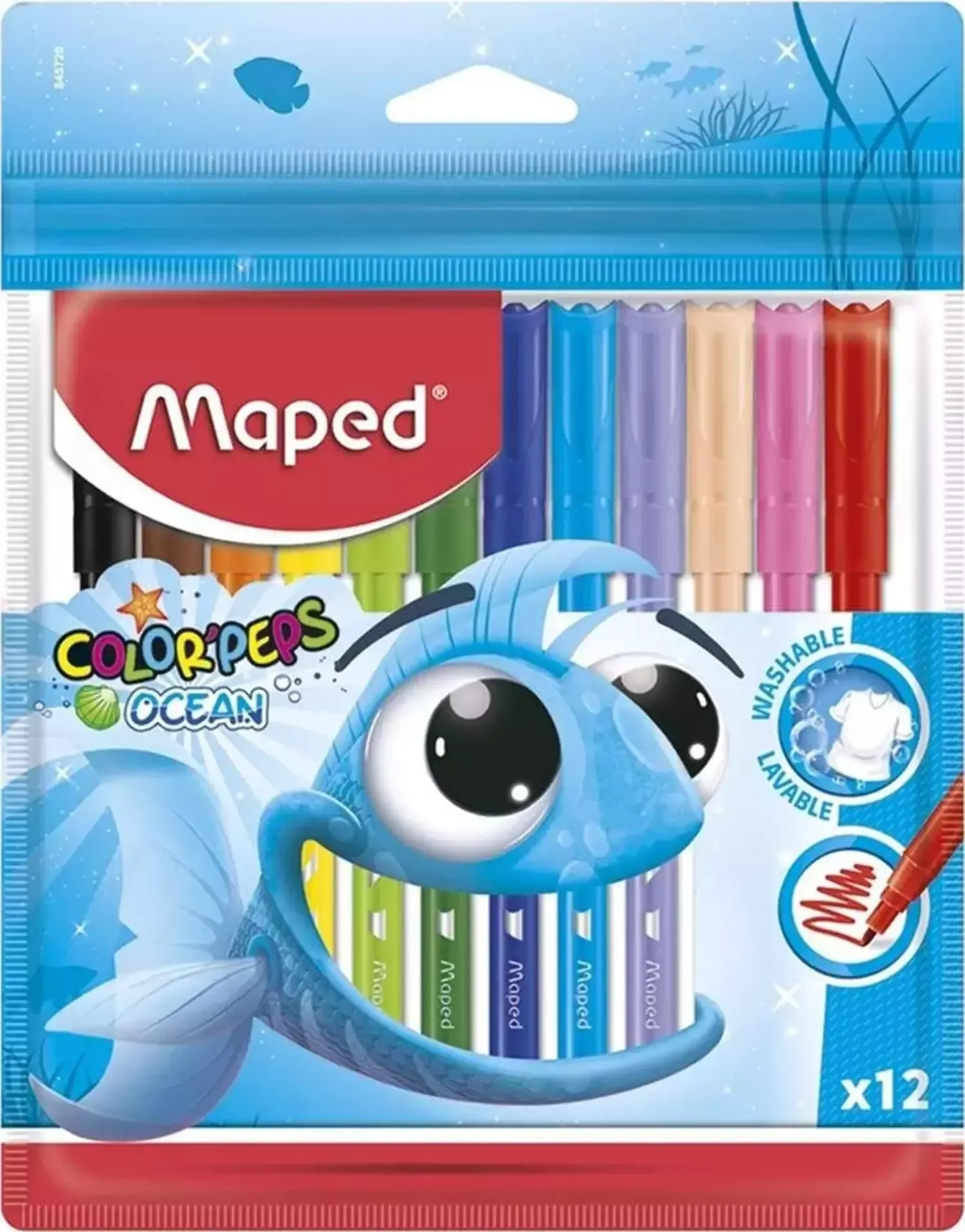 Maped Color Peps 12 Renk Keçeli Kalem