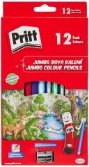 Pritt 12 Li Kuru Boya Kalemi Jumbo