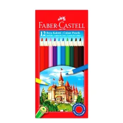 Faber-Castell Karton Kutu Renkli Boya Kalemi 12 Renk