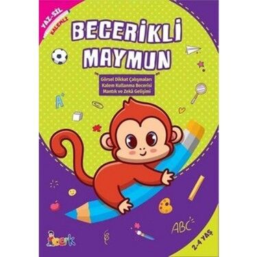 Becerikli Maymun - Yaz-Sil Kalemli Bıcırık Yayınları