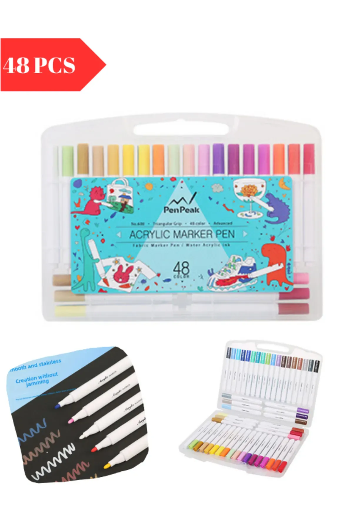 PEN PEAK ACRYLIC MARKER PEN 48 RENK