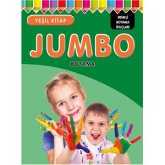 PARILTI JUMBO BOYAMA YEŞİL KİTAP